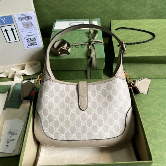 Gucci Jackie 1961 Small Bag Beige White 28 cm ‎678843 UULAG 9682 - Image 3