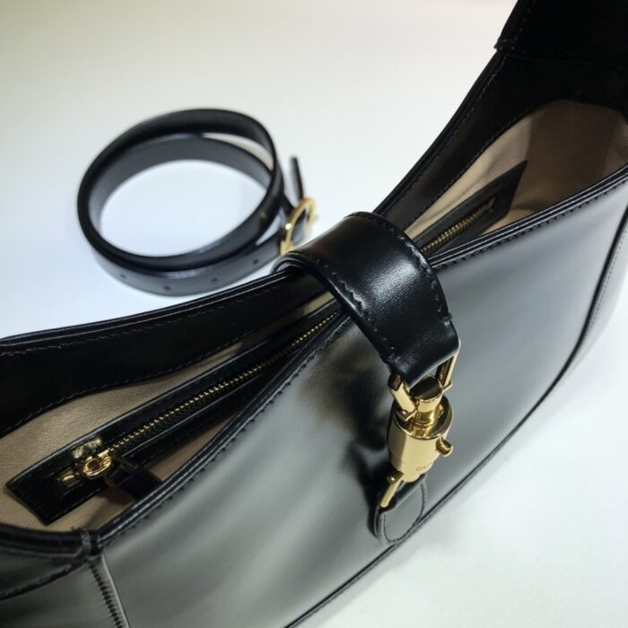 Gucci Jackie 1961 Small Bag Black 28 cm ‎36709 10O0G 1000 - Image 6