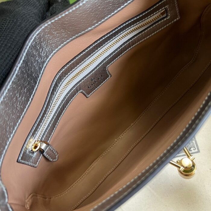 Gucci Jackie 1961 Small Bag 28 cm Silver 636709 1TR0G 8106 - Image 7