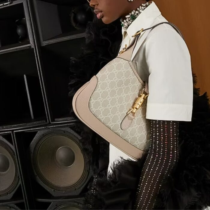 Gucci Jackie 1961 Small Bag Beige White 28 cm ‎678843 UULAG 9682 - Image 9