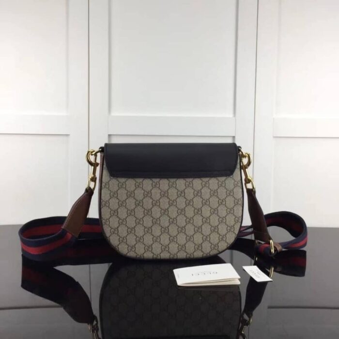 Gucci Padlock Bag 25cm Black Brown 453189 - Image 5