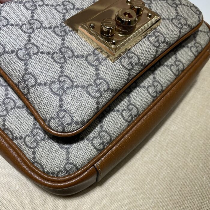 Gucci Padlock ‎Bag 21cm Black Brown 658487 2ZGAG 9785 - Image 6
