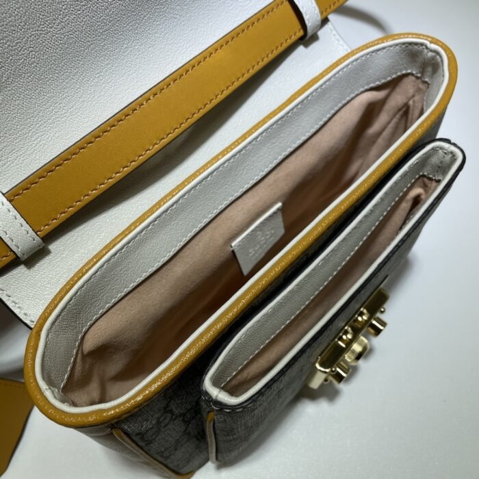 Gucci Padlock ‎Bag 21cm Orange White 658487 2ZGAG 9763 - Image 7
