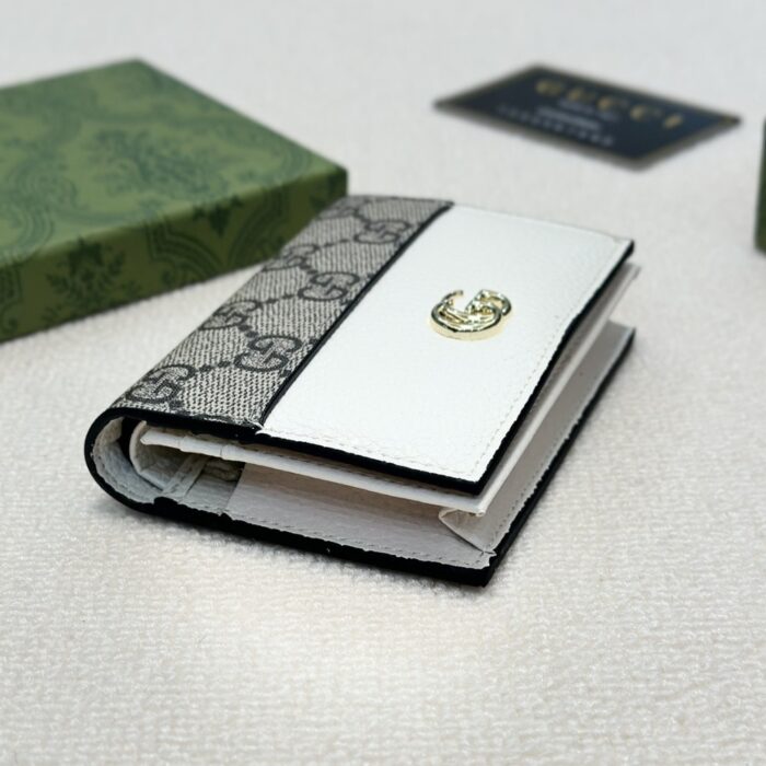 Gucci GG Marmont Bi Colour Card Case Wallet 11cm 658610 17WAG 9096 - Image 5