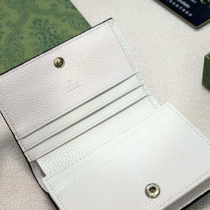 Gucci GG Marmont Bi Colour Card Case Wallet 11cm 658610 17WAG 9096 - Image 6
