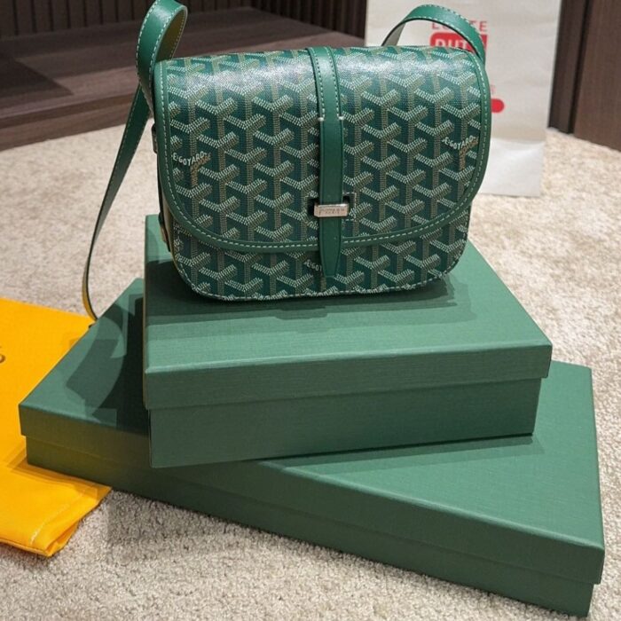 Goyard Belvedere PM Bag Green 19CM - Image 2