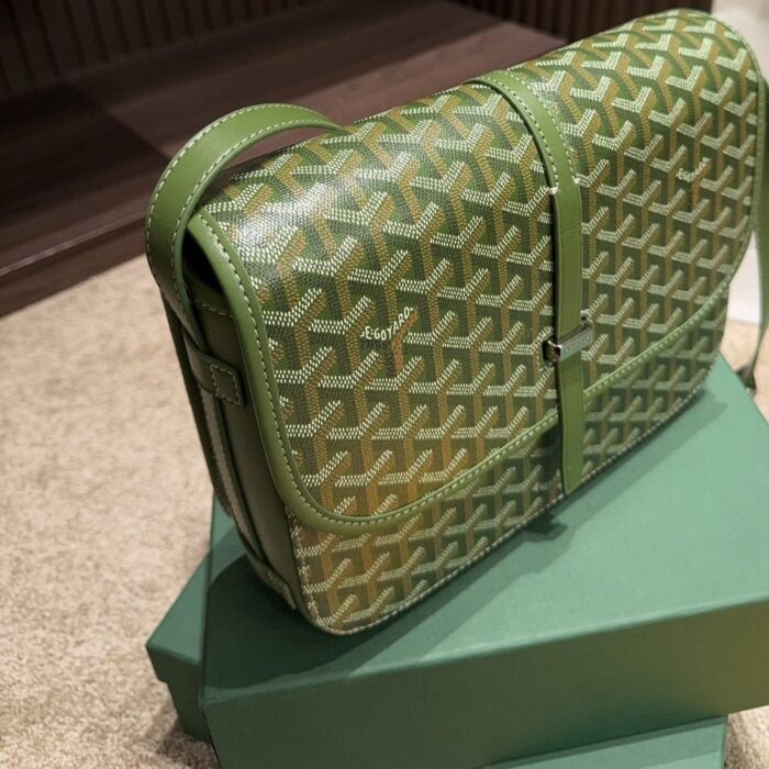Goyard Belvedere MM Green 26CM - Image 3