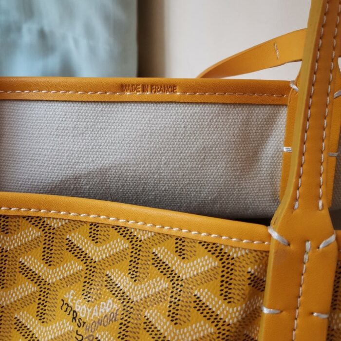 Goyard Saint Louis PM Bag Yellow 45Cm - Image 4