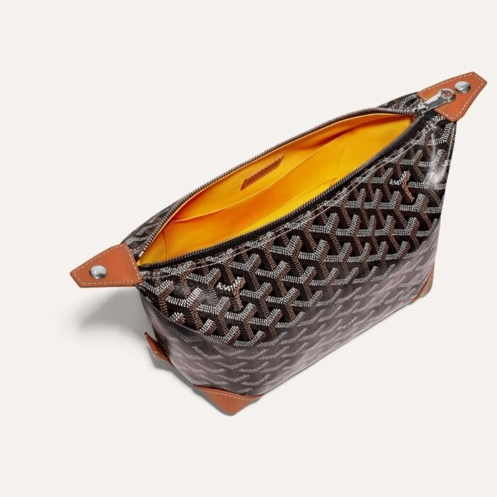 Goyard Bowling 25 Toiletry Black And Tan 24Cm - Image 3