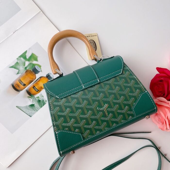 Goyard Saïgon Structuré Mini Bag Green 21Cm - Image 3