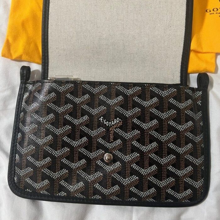 Goyard Plumet Pocket Wallet Black 22Cm - Image 4