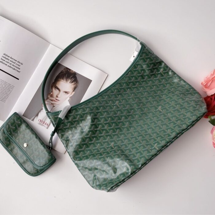 Goyard Bohème Hobo Bag Green 42Cm - Image 6