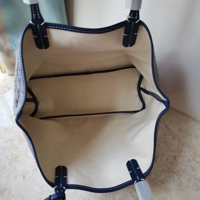 Goyard Saint Louis PM Bag Navy Blue 45Cm - Image 6