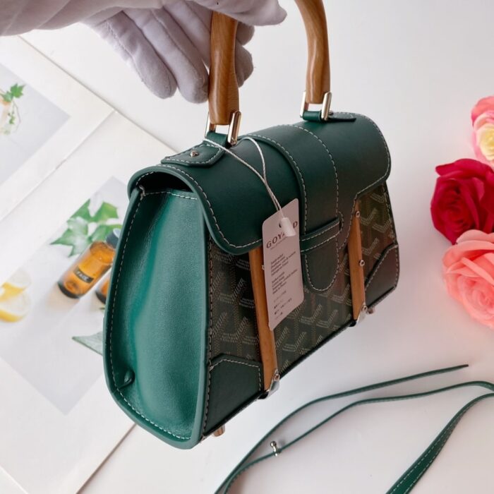 Goyard Saïgon Structuré Mini Bag Green 21Cm - Image 6