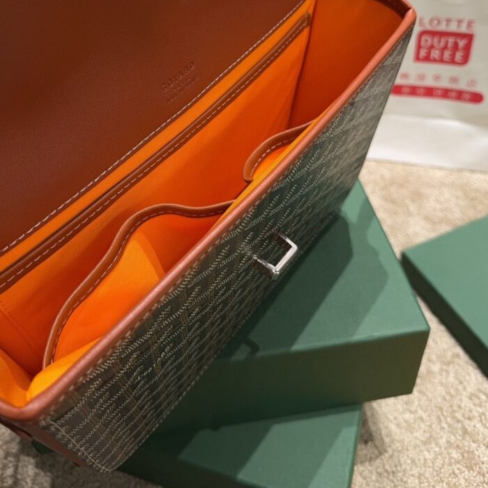 Goyard Belvedere MM Black And Tan 26CM - Image 8