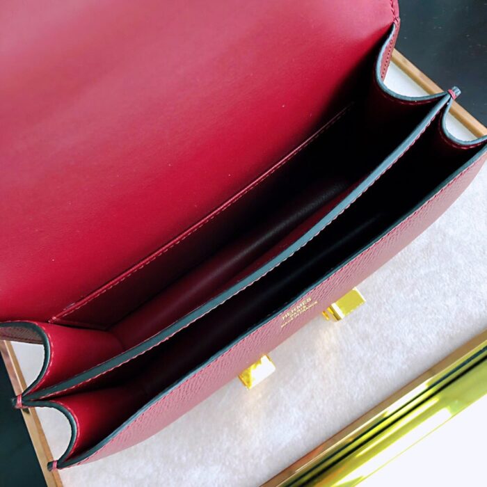Hermès Constance Epsom Rouge Grenat 19cm - Image 7
