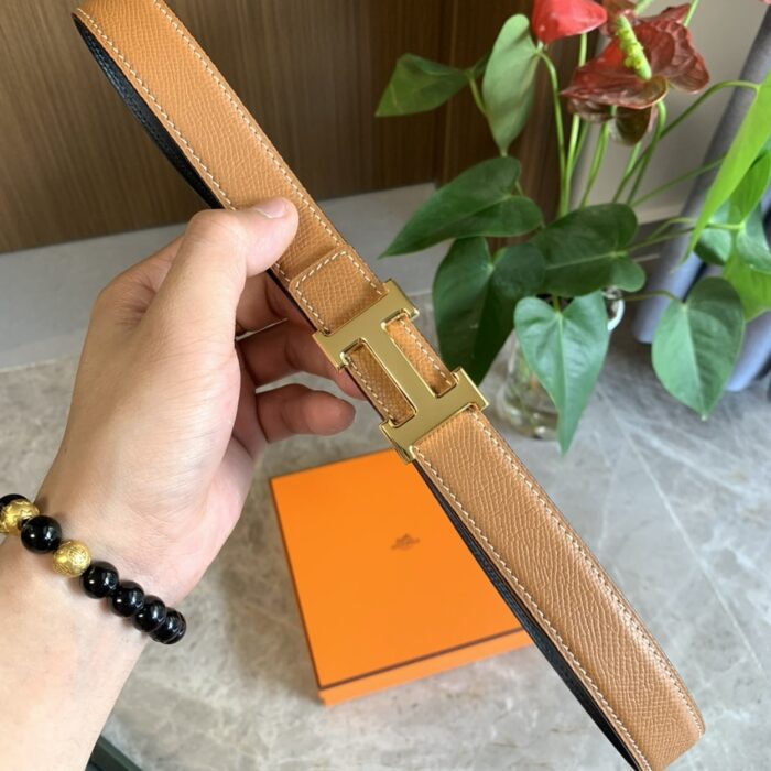 Hermes Reversible H Belt Brown - Image 4