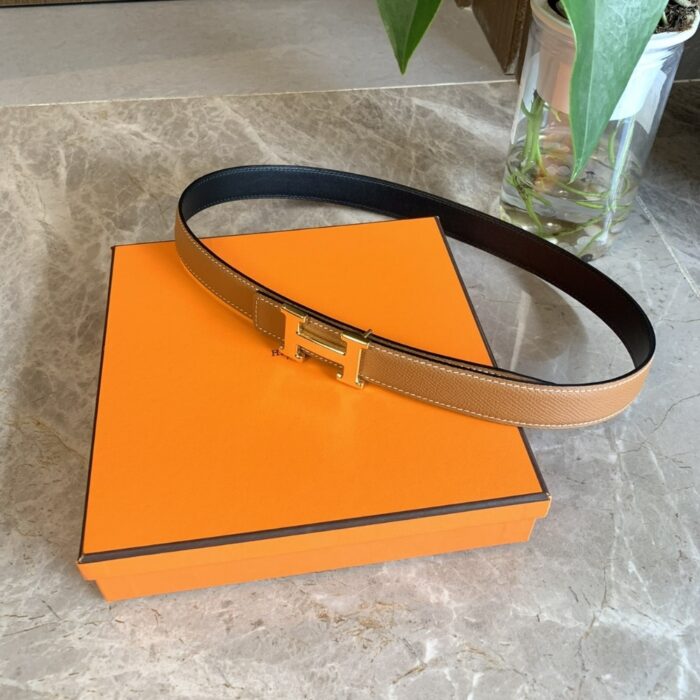 Hermes Reversible H Belt Brown - Image 5