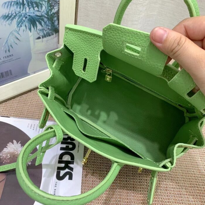 Hermès Birkin B25 Togo Grenat Green 20cm - Image 3