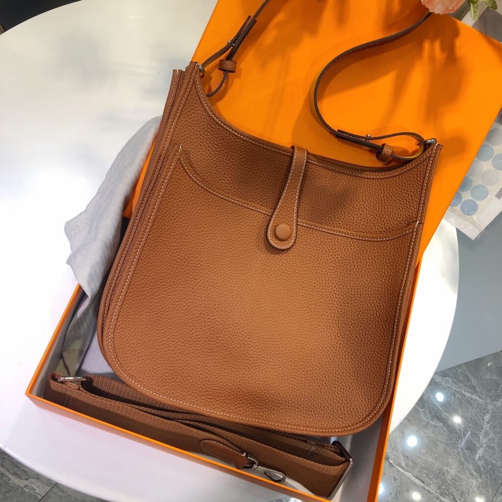 Hermes Evelyne 29 Clemence Brown 25cm - Image 3