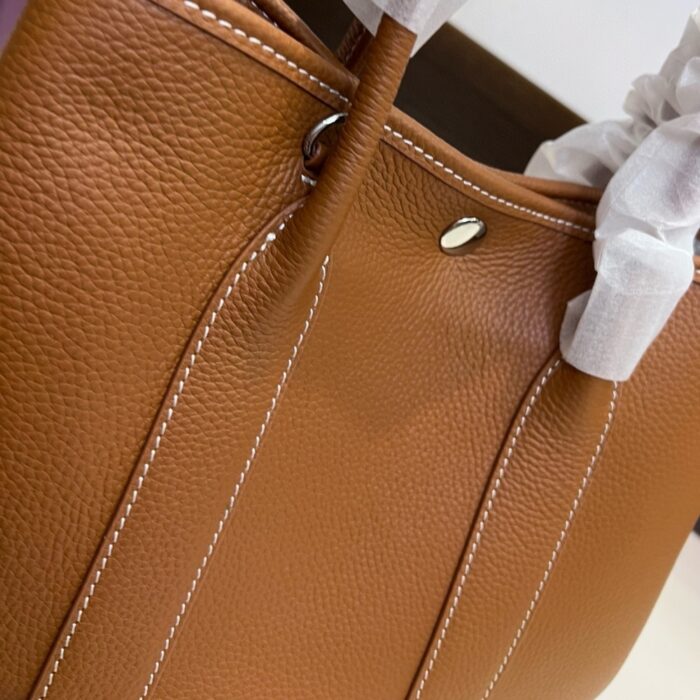 Hermes Garden Party Bag Brown 30cm - Image 2