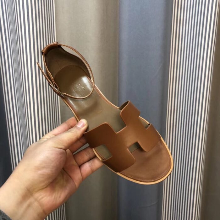 Hermes Santorini Sandal Natural H211178Z A3360 - Image 4
