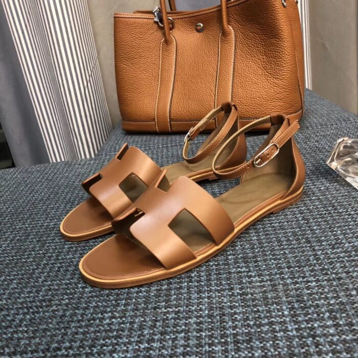 Hermes Santorini Sandal Natural H211178Z A3360 - Image 3