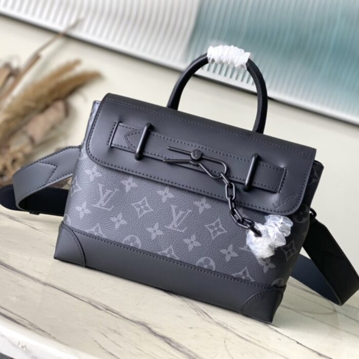 Louis Vuitton Steamer PM Canvas Black 25Cm - Image 2