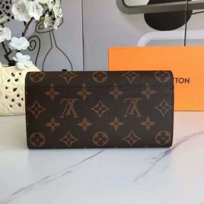 Louis Vuitton Sarah Wallet Monogram Brown 19cm M60531 - Image 3