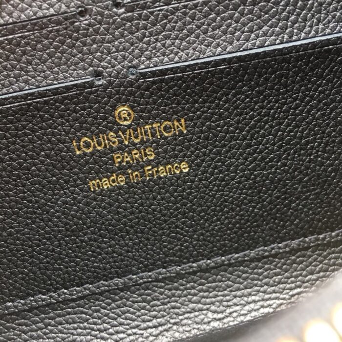 Louis Vuitton Zippy Wallet Monogram Black 19cm M61864 - Image 6