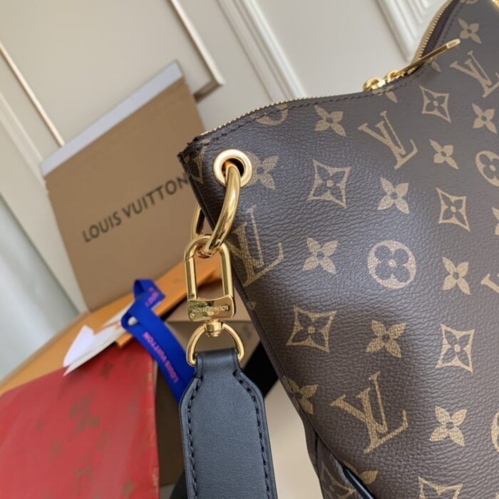 Louis Vuitton Monogram Odéon PM Bags Black 28cm M45353 - Image 6