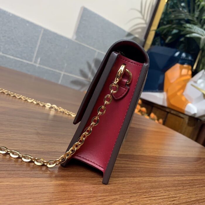 Louis Vuitton Flore Chain Wallet Fuchsia 17cm M69578 - Image 7