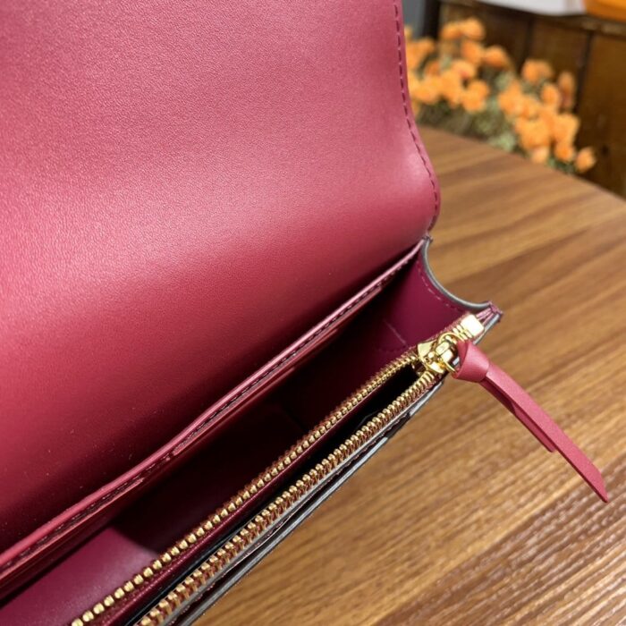 Louis Vuitton Flore Chain Wallet Fuchsia 17cm M69578 - Image 4