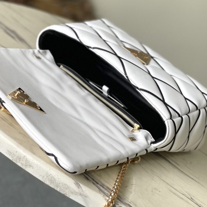 Louis Vuitton GO-14 MM White Black 31Cm - Image 8