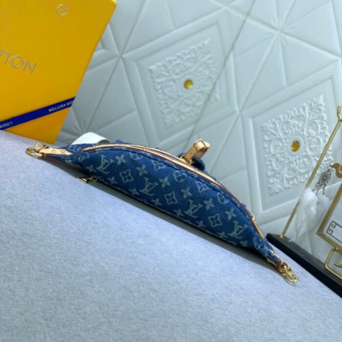 Louis Vuitton Bumbag High Rise Denim Blue 38cm M46837 - Image 6
