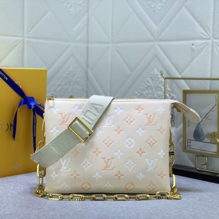 Louis Vuitton Coussin PM Beige Cream 26cm M22398 - Image 8