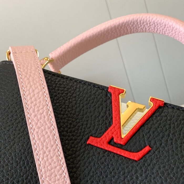 Louis Vuitton Capucines BB 27cm Black Pink - Image 4