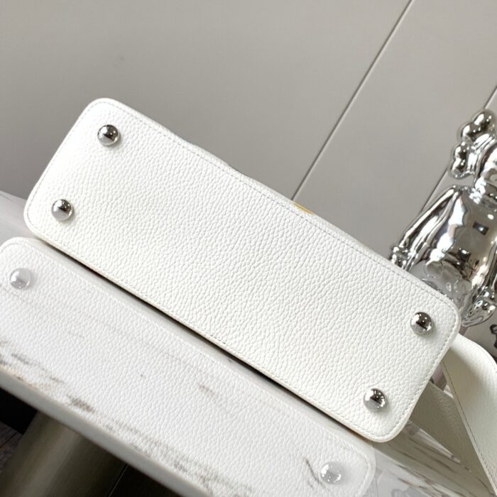 Louis Vuitton X YK Capucines MM 31.5cm White - Image 5