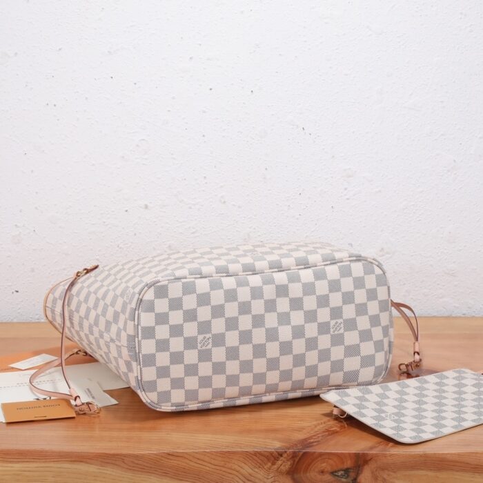 Louis Vuitton Neverfull MM Damier Azur 31cm N40603 - Image 6