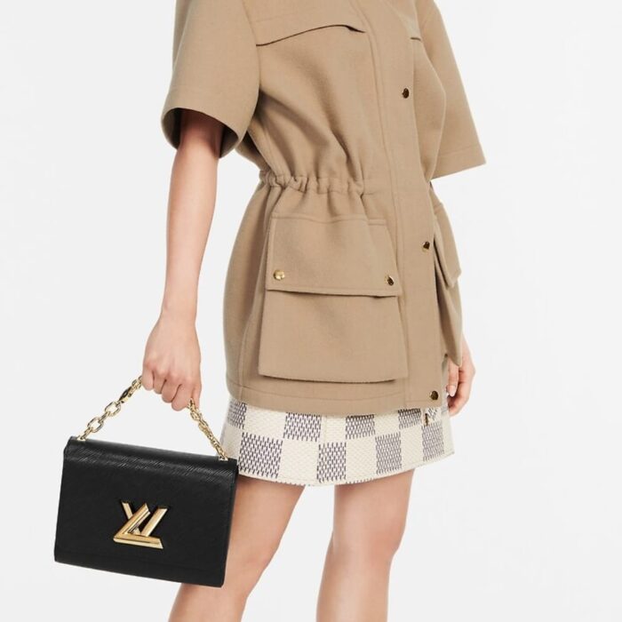 Louis Vuitton Bolsa Twist MM 23cm M59402 - Image 8