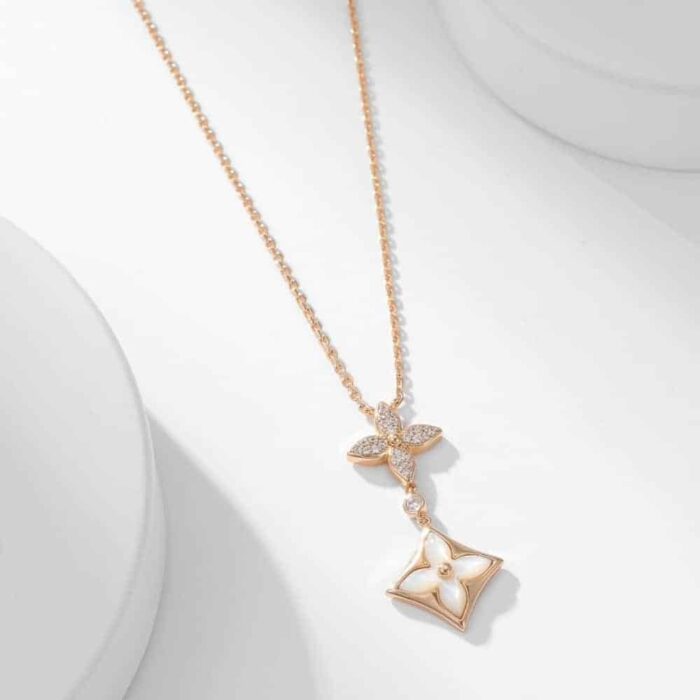 Louis Vuitton Color Blossom Double Star Pendant Q94676 - Image 3