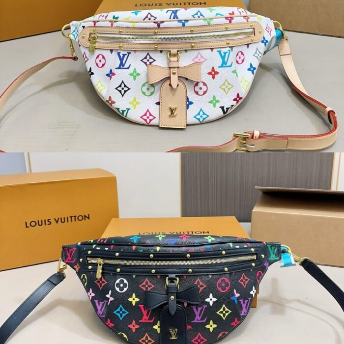 Louis Vuitton X Takashi Murakami High Rise White Multicolored 38cm M13660 - Image 3