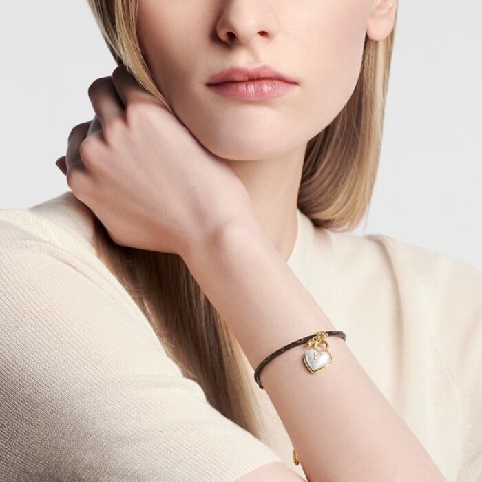 Louis Vuitton Heart Padlock Bracelet M8413Z - Image 6
