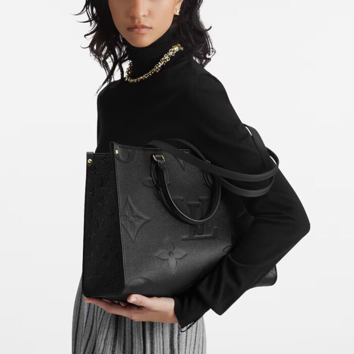 Louis Vuitton Onthego MM 35cm Black M45595 - Image 6