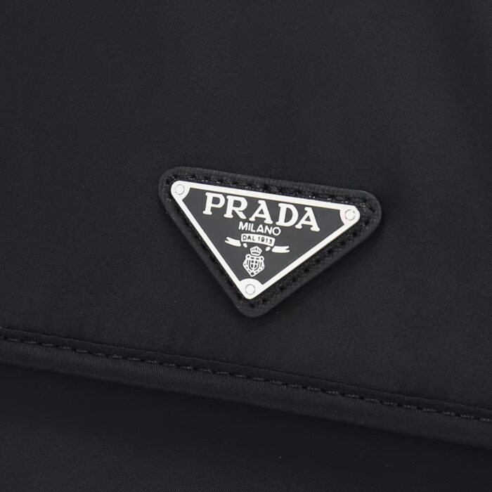 Prada Re Nylon and Saffiano Black 30Cm - Image 6