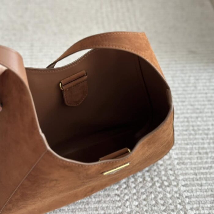 Prada Suede Leather Hobo Bag 34cm - Image 6