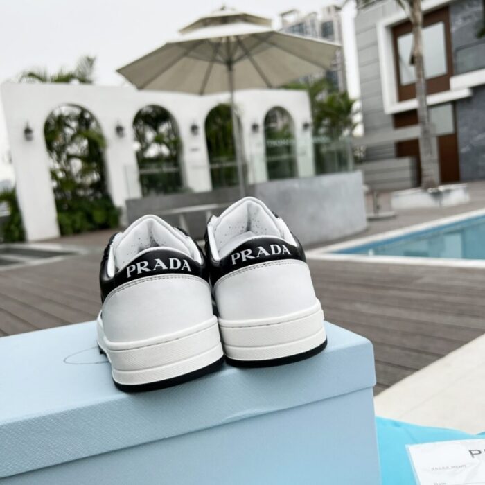 Prada New Avenue Low Sneakers White Black 2EE363 3LJ6 F0964 - Image 4