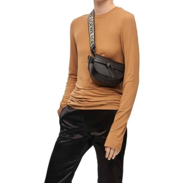 Loewe Gate Dual Bag Black 20cm A650N46X13 1100 - Image 3