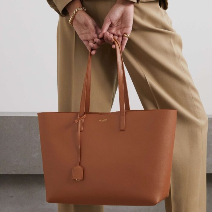 Saint Laurent Shopping Bag Leather Brick 37cm 600281CSV0J6309 - Image 4