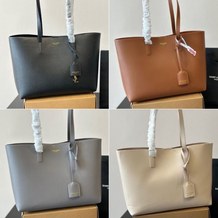 Saint Laurent Shopping Bag Leather Beige 37cm 600281CSV0J2721 - Image 3